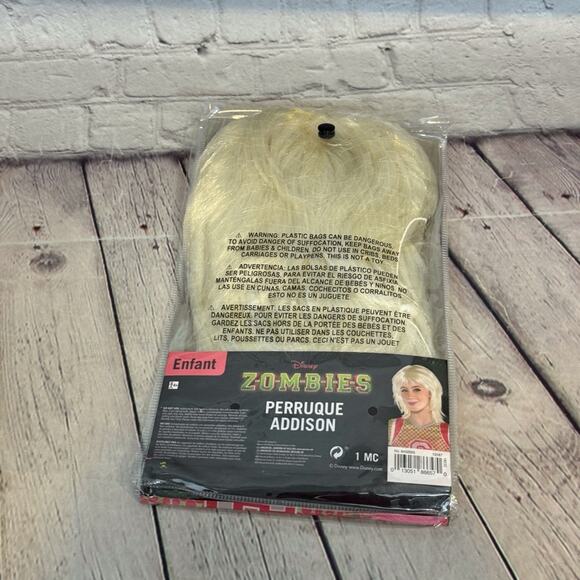 Disney Zombies Addison Blonde Halloween Costume Child Wig - Picture 2 of 2